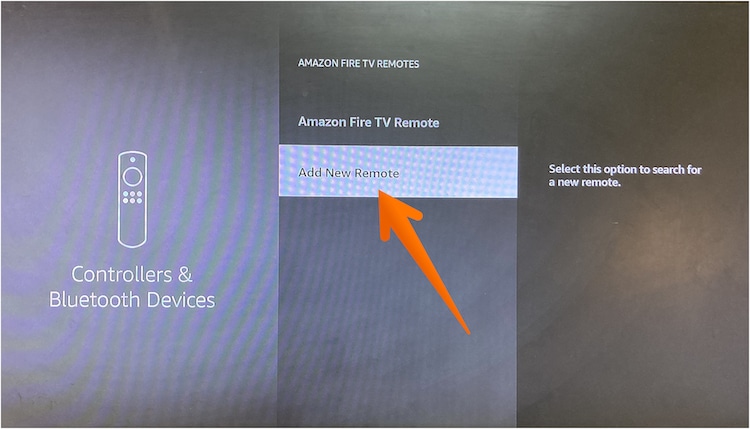 Click on Add New Remote