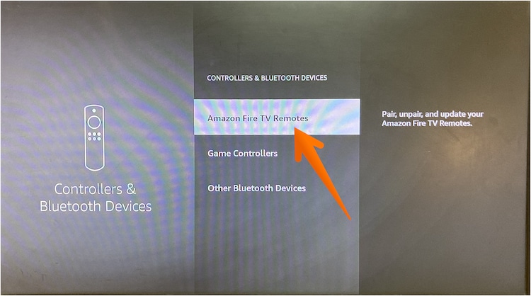 Click on Amazon Fire TV Remotes