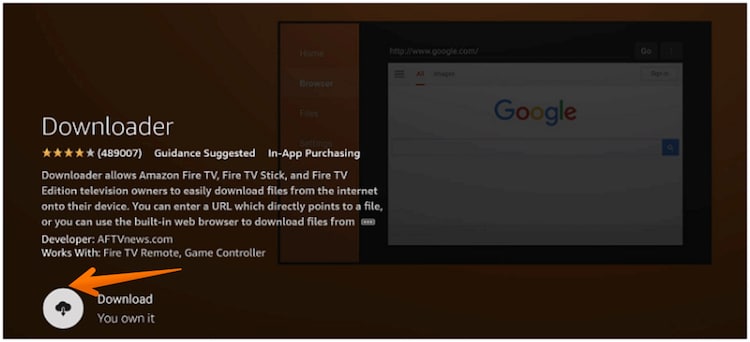 Tap on Download Icon