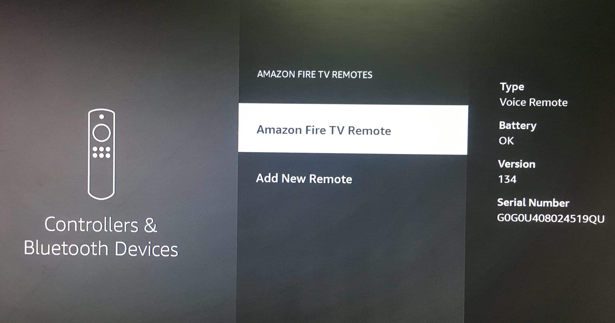 Check FireStick Remote Battery Strength