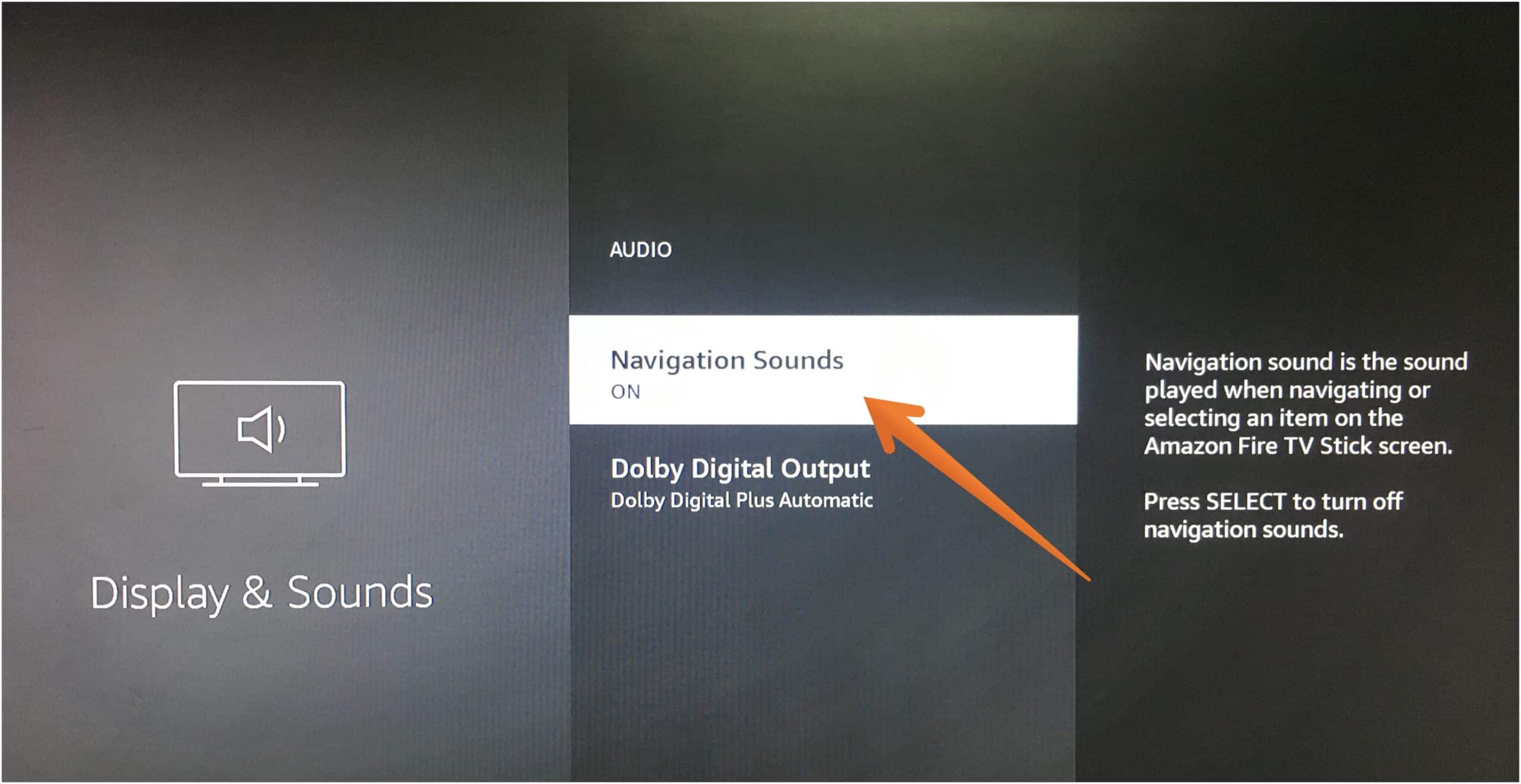 Turn Off Navigation Sounds