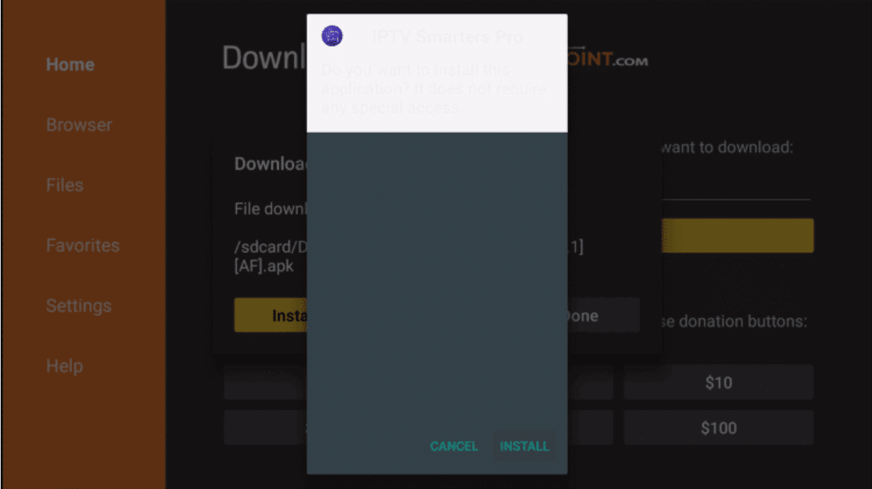 Install IPTV Smarters on FireStick