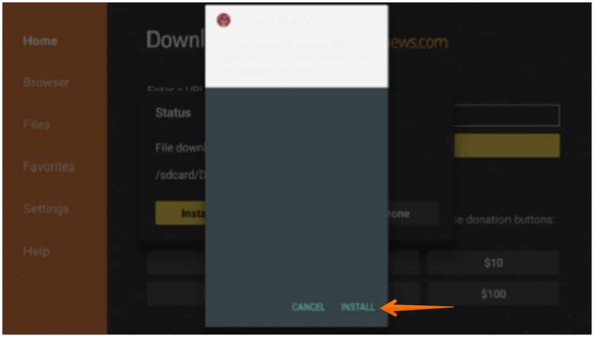 Install Live Net TV on FireStick